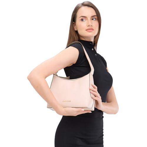 Image of Caprese Olbia Hobo Bag, Medium | Stylish Shoulder Bag for Women With Shoulder Strap & Secure Zip Closure | Perfect for Casual & Daily Use