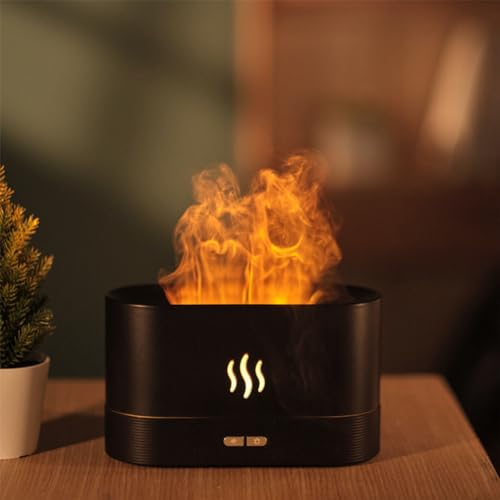 Difusor aromático eléctrico USB para interior negro miniatura 3