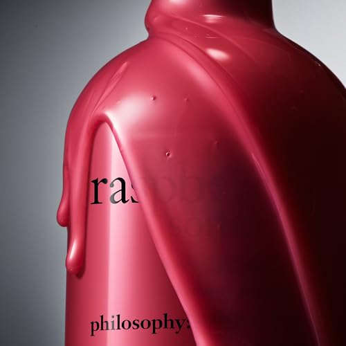 philosophy raspberry sorbet hydrating shower gel, 480ml, bubble bath, body wash, White, 480 ml (Pack of 1) - Image 2