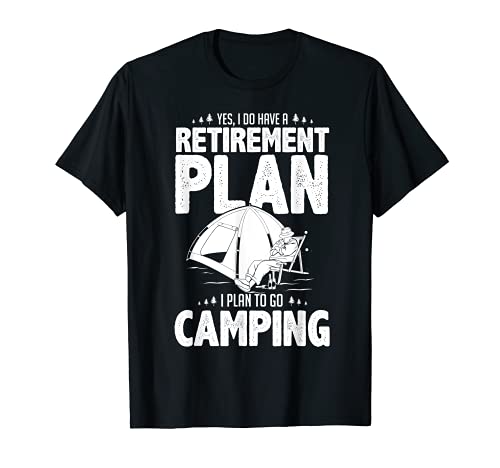Camping Camper Divertido Camping Camper Retirement Camper Camiseta