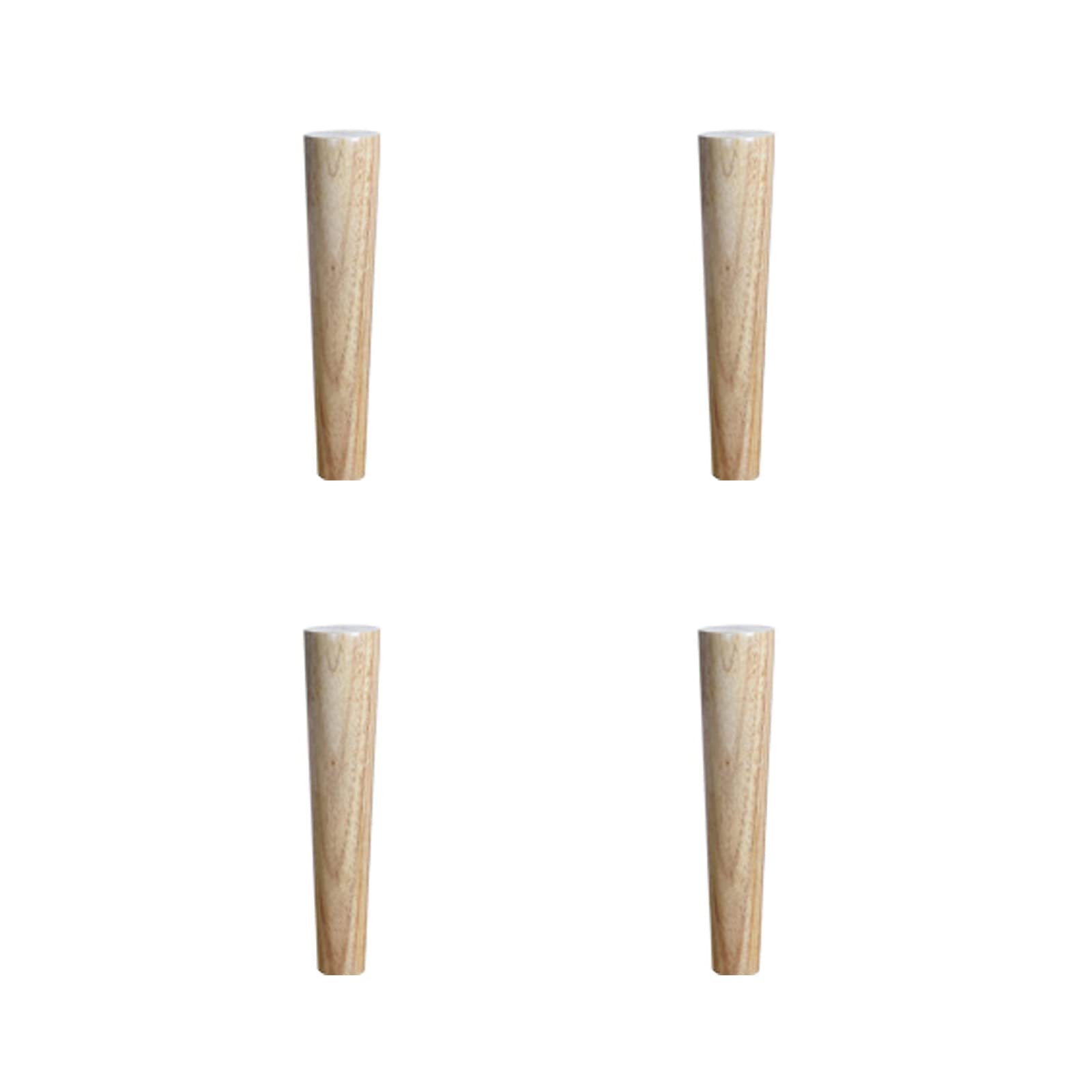 Pieds de canapé en bois de style médiéval 30cm avec vis et accessoires de montage