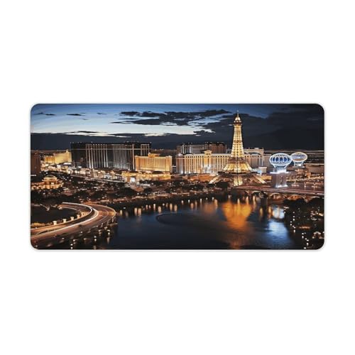 Las Vegas Night View Desk Pad Large Office Desk Mat miniatura 1