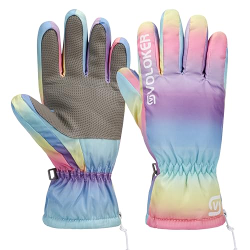 Gants D'hiver En Polaire Pour Enfants 3-6 Ans - Coupe-vent, Chauds - Pour Ski, Jeux En Extérieur - 7