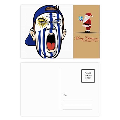 Masque maquillage Père Noël et déguisement de fête en lot de 20