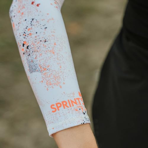 Sprints Compression Arm Sleeves - Running, UV Protection, Thermal Regulating, Moisture-Wicking, Breathable for Men & Women4
