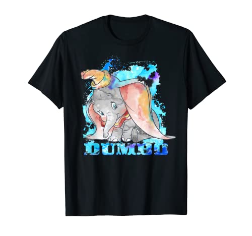 Disney Dumbo Watercolor Portrait Camiseta
