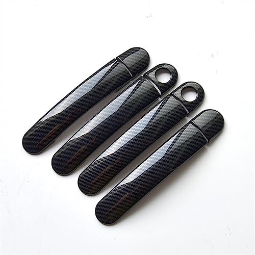 Poignées de porte VW Lupo carbone et chrome accessoires auto extérieurs 2000-2006