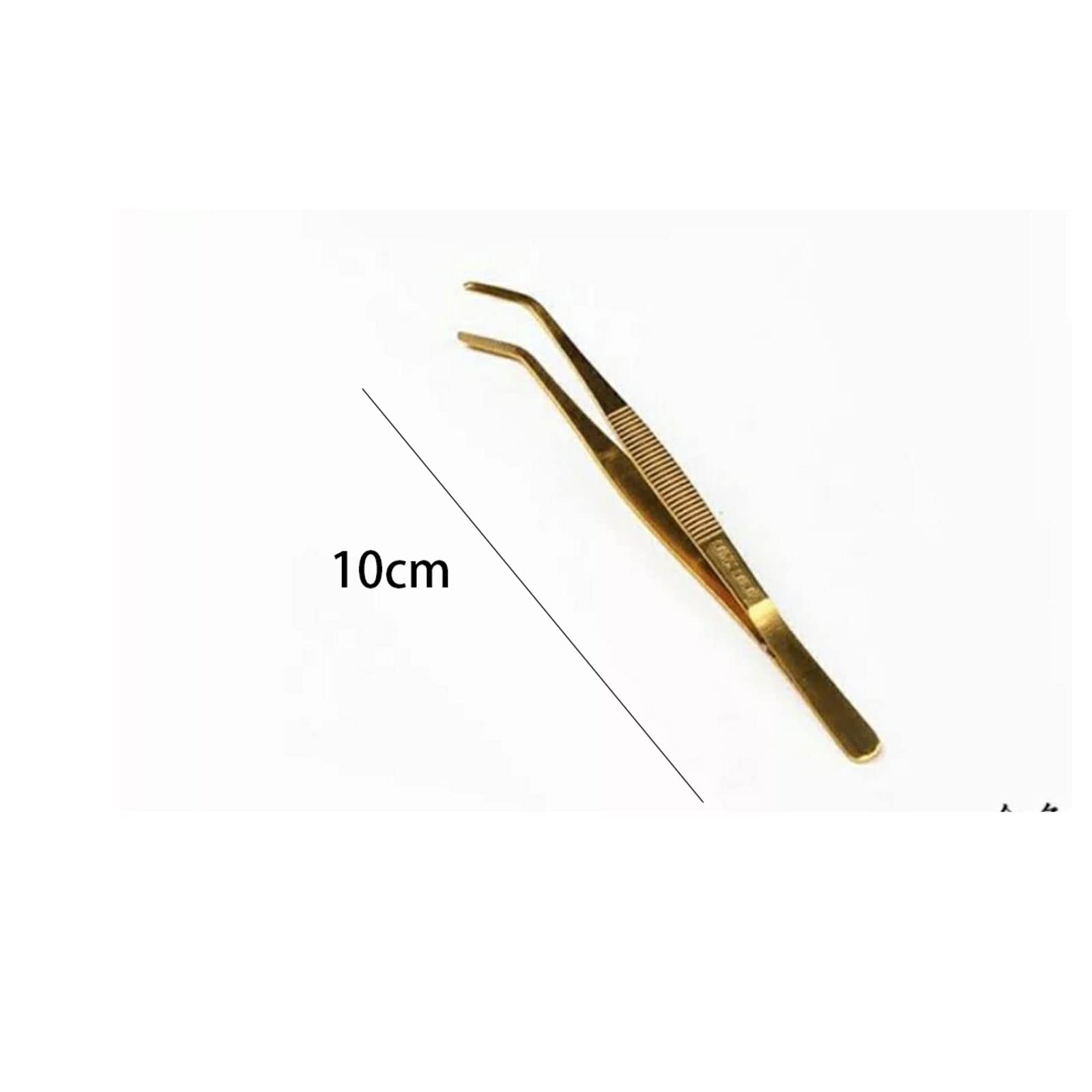 Pinzette zur Haarentfernung, schräger Mund, Flacher Mund, Edelstahl, Goldener Augenbrauenclip, kleine Pinzette, Flacher Mund, Augenbrauenclip, Make-up, Augenbrauenclip, Beauty-Tool