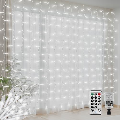 CERIAL Curtain Lights Indoor Outdoor Plug in