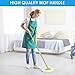 Spin Mop Replacement Handle 360 Degree Spin Mop Pole Handle Replacement Rotating Telescopic Stick for Head Replace Spinning Household Cleaning Accessories for Home(Green)