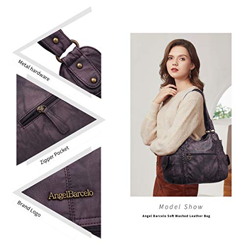 Image of Angel Barcelo Purses for Women Soft PU Leather Shoulder Bag Crossbody Purse and Handbags