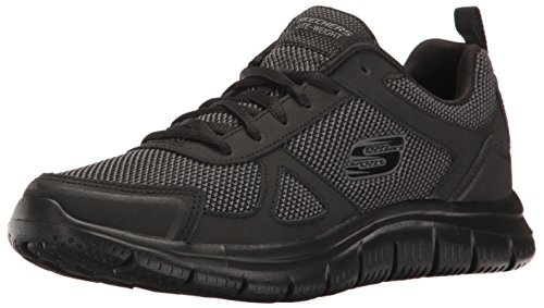 Skechers Sport Men's Track Bucolo Oxford,black,10.5 2E US