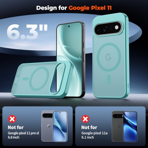 Image of SUPFINE Magnetic for Google Pixel 11 Case - Blue Green
