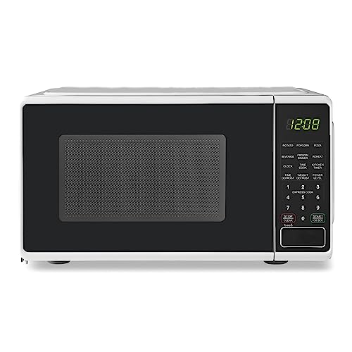 0.7 cu. ft. Countertop Microwave Oven, 700 Watts, White (Color : White)