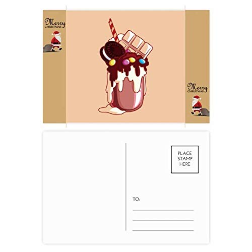 Cartes de remerciement biscuits au chocolat pour vos messages après une fête d'anniversaire
