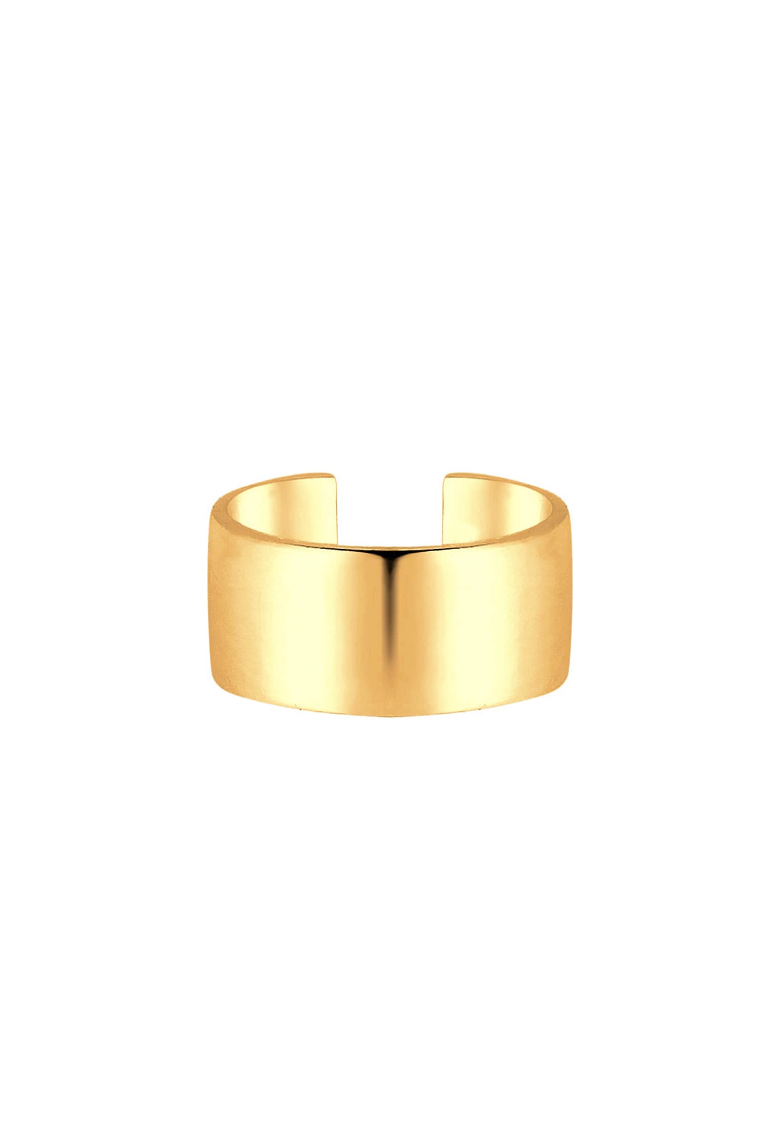 Elli Ohrringe Damen Single Earcuff Basic Trend Breit in 925 Sterling Silber