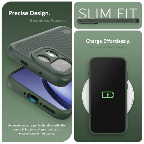 Image of TUDIA MergeGrip [Military Grade] for OnePlus 15 5G Back Cover (2025) - [Drop Tested] Dual Layer Shockproof Slim Rugged Heavy Duty Tough Protective Phone Case (Pine Green)