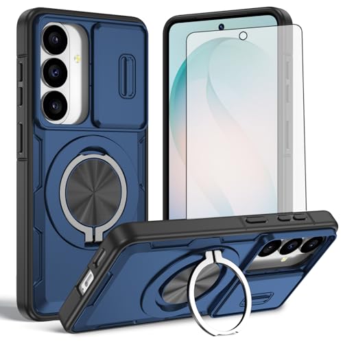 Coque Samsung S26 5G Asuwish avec protège-écran verre trempé et béquille