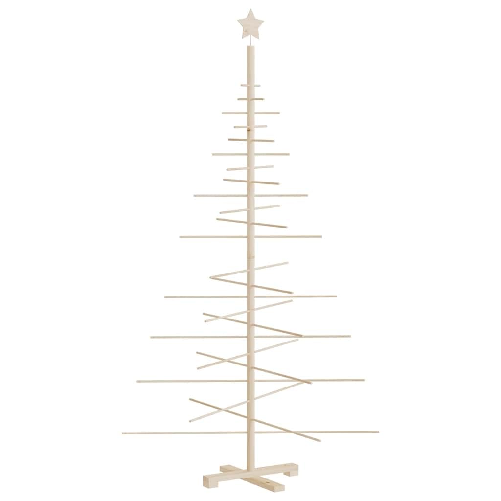 vidaXLWooden Christmas Tree, Assemble Christmas Tree for Decoration, Christmas Decoration for Indoor Outdoor Party, Solid Wood Pine