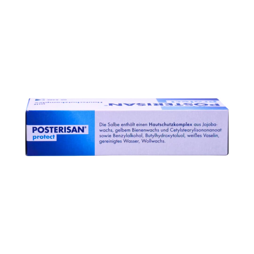 Posterisan protect Salbe mit Applikator 25 g I Rektalsalbe mit Hautschutzkomplex I zur Linderung von Hämorrhoiden-Beschwerden I Spar-Set plus Pharma Perle give-away (Posterisan protect 3x 25 g)