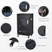 Upgraded 30 Bay Laptop and Tablet Storage Cart, Fully Assembled Mobile Charging and Storage Cart, USB-A/C Multi-Port Charging with Keypad Lock for Phone, Chromebooks, IPades, Up to 14