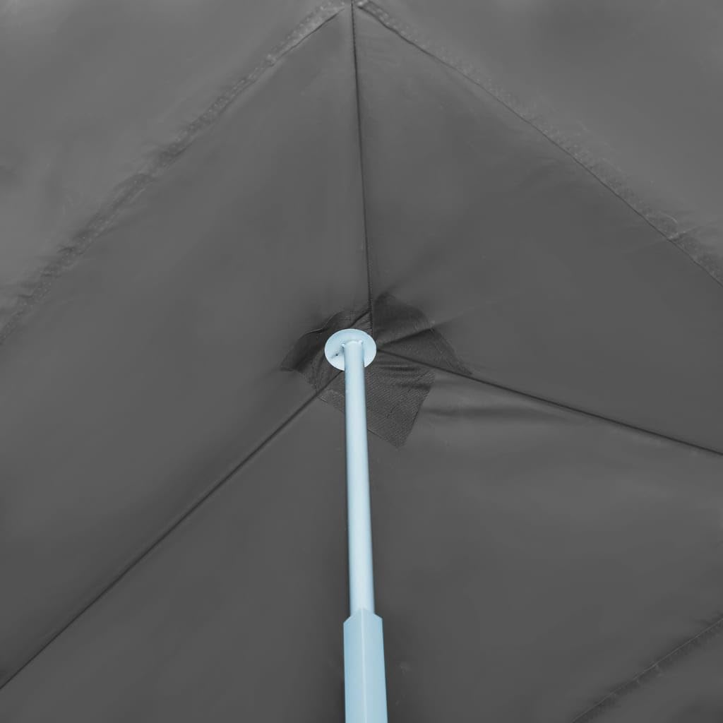 Namiot Pop-Up Składany 8 ścian Antracyt 870x291x315 cm | Markiza oksfordzka z powłoką PCV, odporna na rdzę stalowa rama, idealna na imprezy plenerowe