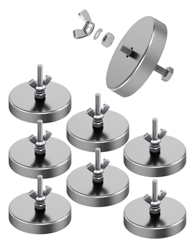8Pack Magnetic Flag Holder 1.43" Strong Round Base Magnet