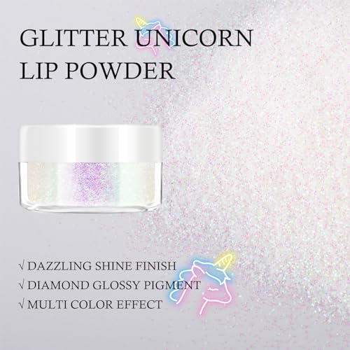 kyda 3 colors glitter lip kit diamond metllic high pigmented powder for lips cosmetics glitter lips makeupwith lip primer and brush long wear-set d