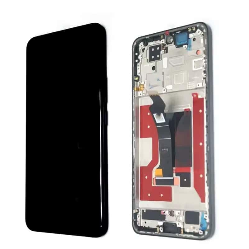 Écran tactile pour Huawei Honor 200 ELI-AN00 bloc vitre LCD avec châssis vert 6.7