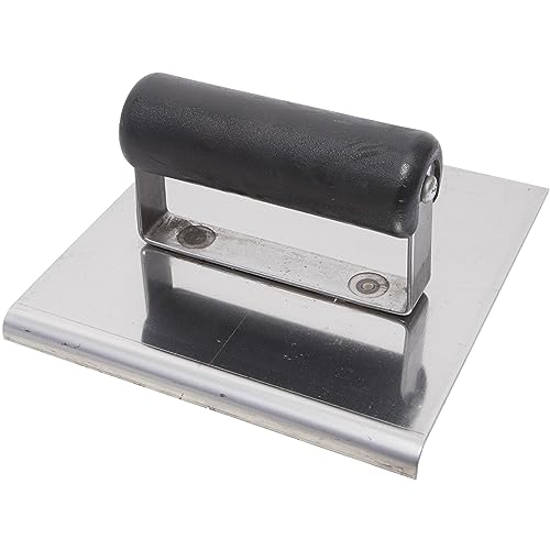 MARSHALLTOWN QLT Stainless Steel Hand Edgers, Plastic Handle, 152mm x 152mm, 16mm Lip, 13mm Radius, Made In The USA, CE514SP