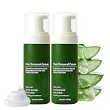 Botane Haarentfernungscreme für Männer mit natürlicher Aloe Vera, schmerzfreie Enthaarungscreme,...