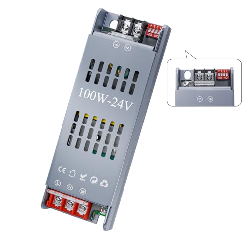 KOSOOM Trasformatore LED DC 24 V 4,2 A, 100 W
