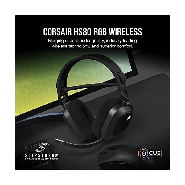 Corsair HS80 RGB WIRELESS Premium Gaming Headset - Image 3