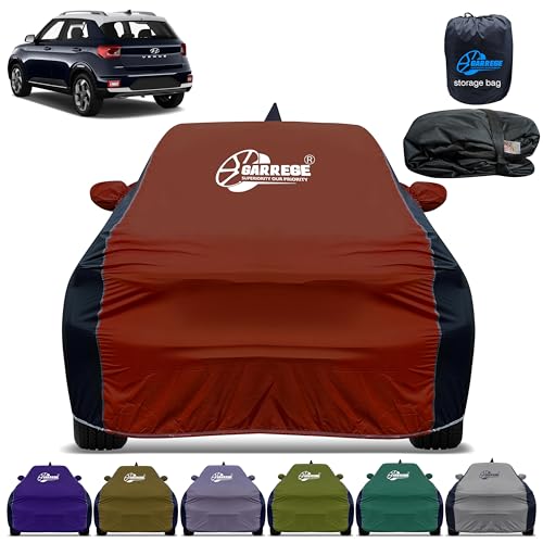 Image of Car Cover for Hyundai Venue All-Weather & Scratch Protection with Mirror & Antenna Pockets | Washable Fabric | Custom Fit | Premium Multicolor | We Send Any One Color from Showing Image