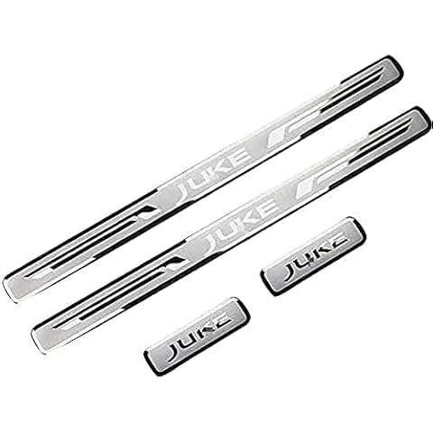Stainless Steel Car Door Sill,Car Kick Plates Non-Slip Anti-Scratch Protection Strip Decorative Styling Accessories for Nissan Juke 2010-2021 Cover