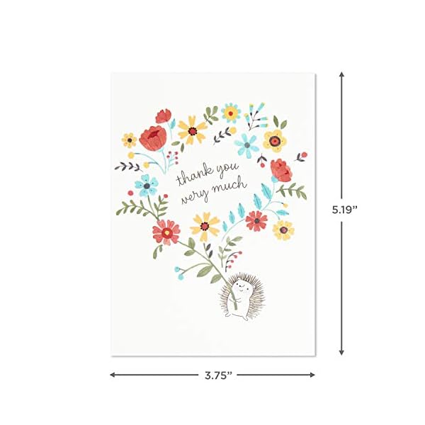 Hallmark Babyparty Dankeskarten Sortiment Waldtiere (48 Karten mit Umschlägen für Baby Junge oder Baby Mädchen) Hirsch… – Bild 6