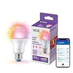 WiZ Connected 60W A19 LED Smart Light Bulbs - Connects to Your Wi-Fi - E26 Smart Bulb - Control with Voice or App + Activate with Motion - Matter Compatible - 1 Pack