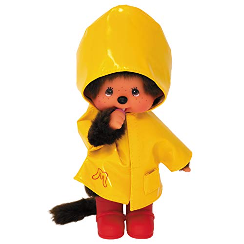 Bandai Monchhichi - Ciré Iconique Jaune 20 cm