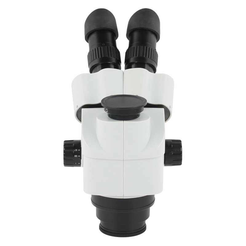 Trinoculare stereo per microscopio con zoom 7X-45X, oculare WF10X/20 per CPU del telefono PCB saldatura durata e prestazioni affidabili