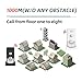 Irishom 2 Pack Intercoms Wireless for Home Voice Bidirectional Caller Home Ultra Long Distance Portable Wireless Voice Interphone Elderly Caller Room to Room Communication