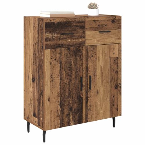 Aparador exclusivo de madera recuperada de diseño moderno y construcción estable superior 4