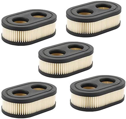 Milttor 5 Packs 798452 593260 550EX Air Filter for Briggs & Stratton Stens 102-851 Oregon 30-168 Rotary 14364 Lawn Mower Air Filter Parts