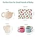 Smartwo Silicone Tea Set for Toddlers Aged 0+ Months,Real or Play Tea Party Set for Kids,Non-Toxic Baby Kitchen Toys,Cute Morandi Children Gift Suitable for Little Girl Boy(with Washable Cloth Napkin)