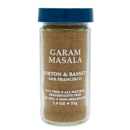 Morton & Bassett Garam Masala, 1.9 oz – Non-GMO, Salt-Free, Aromatic Spice Blend for Curries, Rice & Indian Cuisine