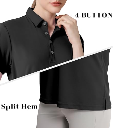 Women's Polo Shirts UPF 50+ Casual Sun Protection Work Quick Dry 4 Buttons Short Sleeve Collared Golf Shirt XS-3XL4