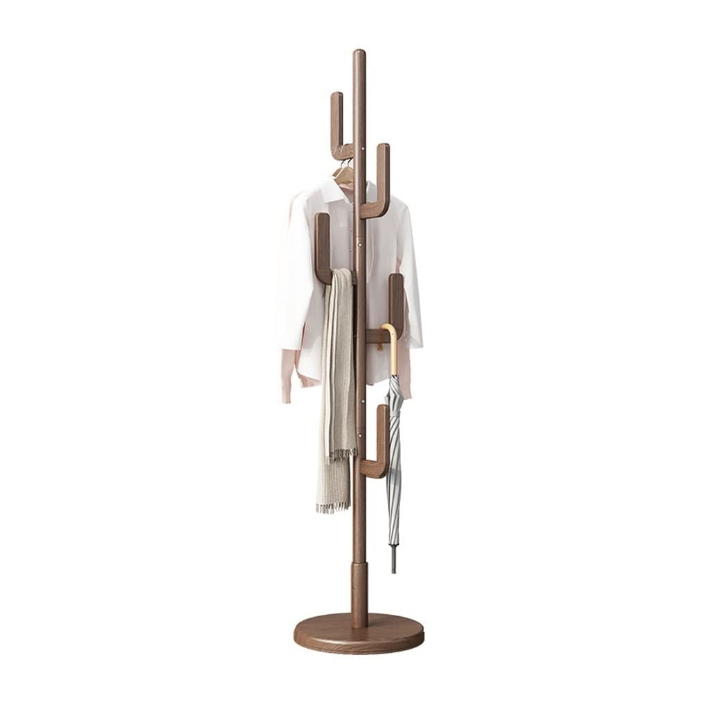 AHGFTYRDT Coat Rack Freestanding Floor Coat Rack Bedroom Corner Tree Coat Rack Living Room Corridor Vertical Coat Rack Suitable for Hanger Coat Bag Coat Hall Tree