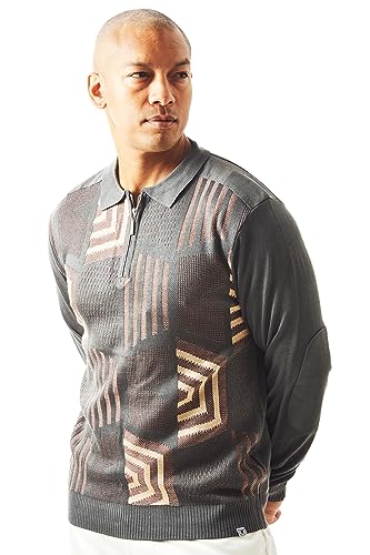 STACY ADAMS Men's Sweater, Honeycomb Jacquard Design