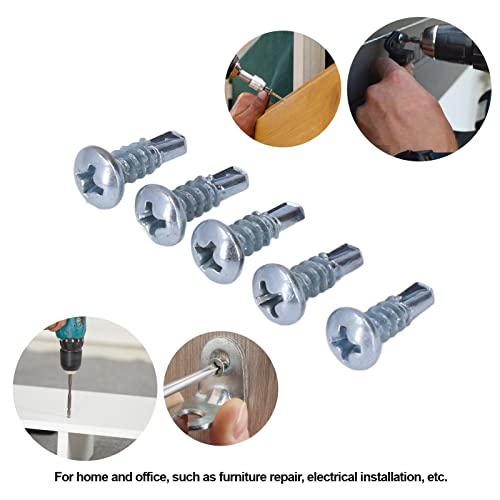 Tornillos de cabeza redonda 50 piezas 4.2x13mm para madera miniatura 3