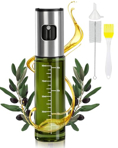 MRUN BONE Ölsprüher für Speiseöl, UV- Schutz Sprühflasche Öl, Glas Öl Zerstäuber Küche...