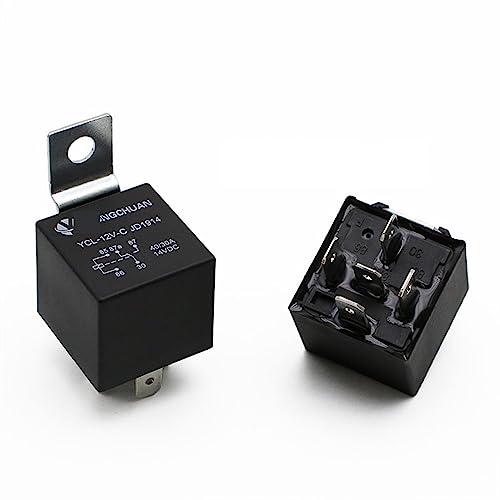 Relé automotriz de larga duración 12V 40A de 5 pines con contactos de alta resistencia